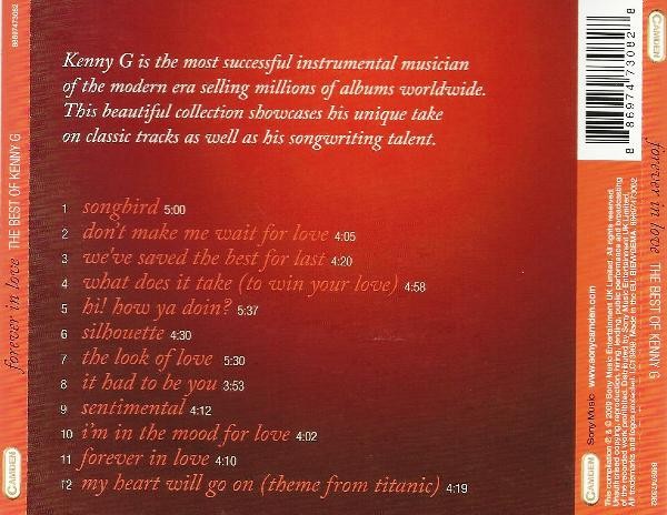 KENNY G - FOREVER IN LOVE - Imagen 2