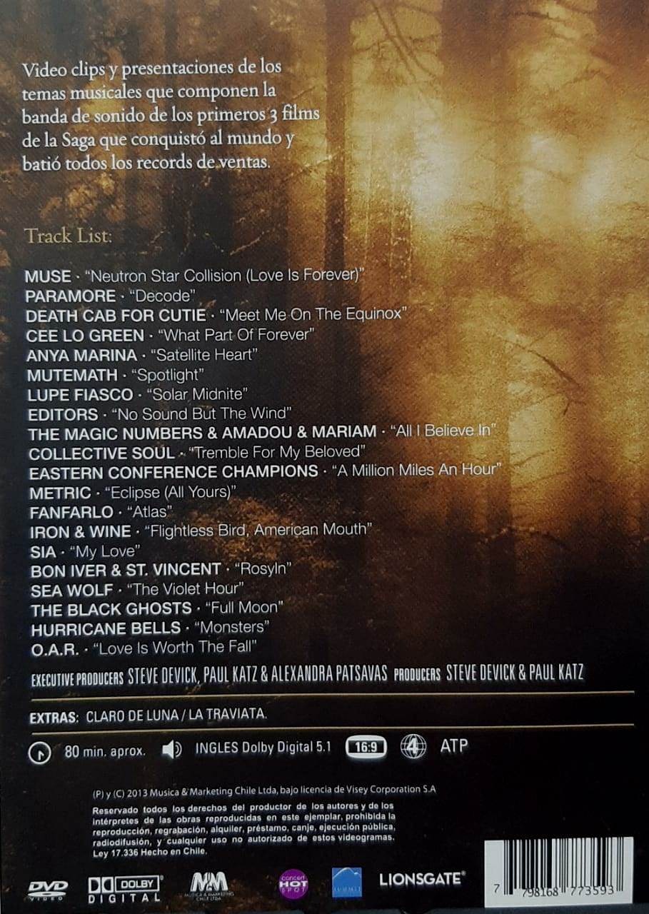 LA SAGA CREPUSCULO - SOUNDTRACK - Imagen 2