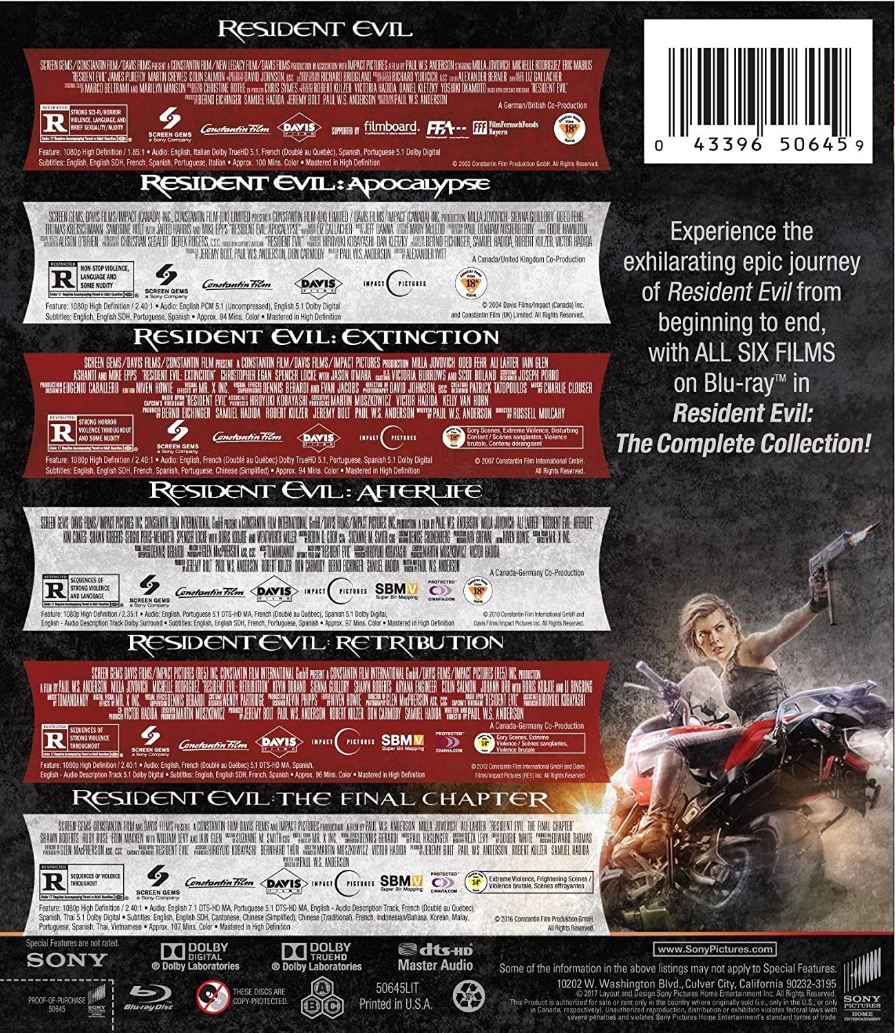 RESIDENT EVIL - THE COMPLETE COLLECTION - Imagen 2