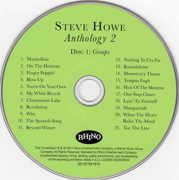 STEVE HOWE - ANTOLOGY 2 - Imagen 3