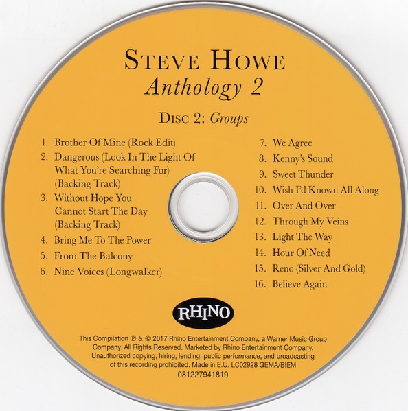 STEVE HOWE - ANTOLOGY 2 - Imagen 4
