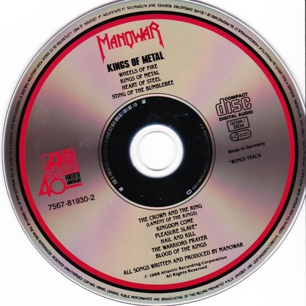 MANOWAR - KINGS OF METAL - Imagen 2