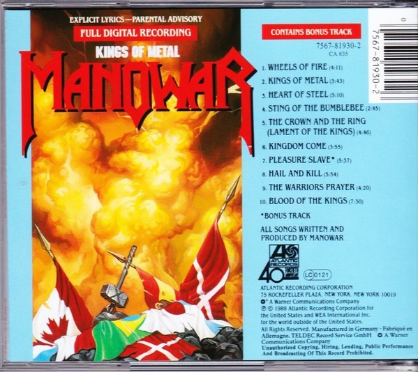 MANOWAR - KINGS OF METAL - Imagen 3