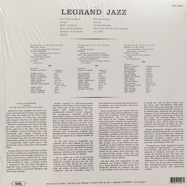 MICHEL LEGRAND - LEGRAND JAZZ - Imagen 2
