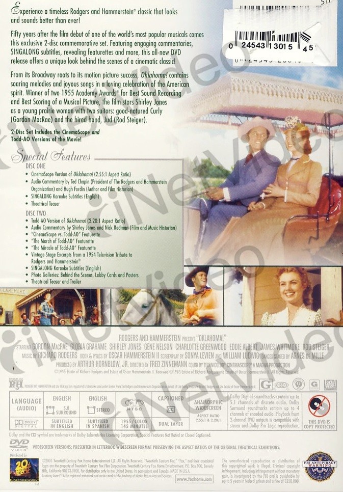 OKLAHOMA ! - 50th ANNIVERSARY EDITION - Imagen 2