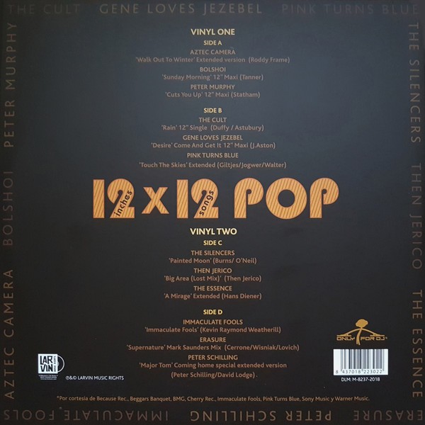 12 INCHES X 12 SONGS - POP - VOL 1 - Imagen 4