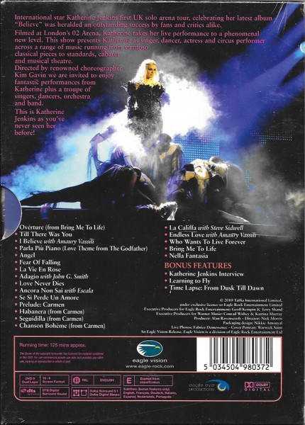 KATHERINE JENKINS - BELIEVE / LIVE FROM THE O2 - Imagen 2