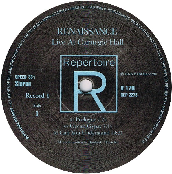 RENAISSANCE - LIVE AT CARNEGIE HALL - Imagen 4