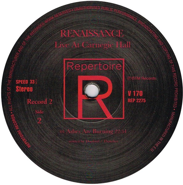 RENAISSANCE - LIVE AT CARNEGIE HALL - Imagen 5