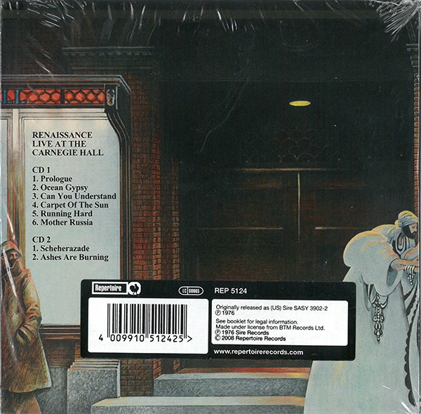 RENAISSANCE - LIVE AT THE CARNEGIE HALL - Imagen 2