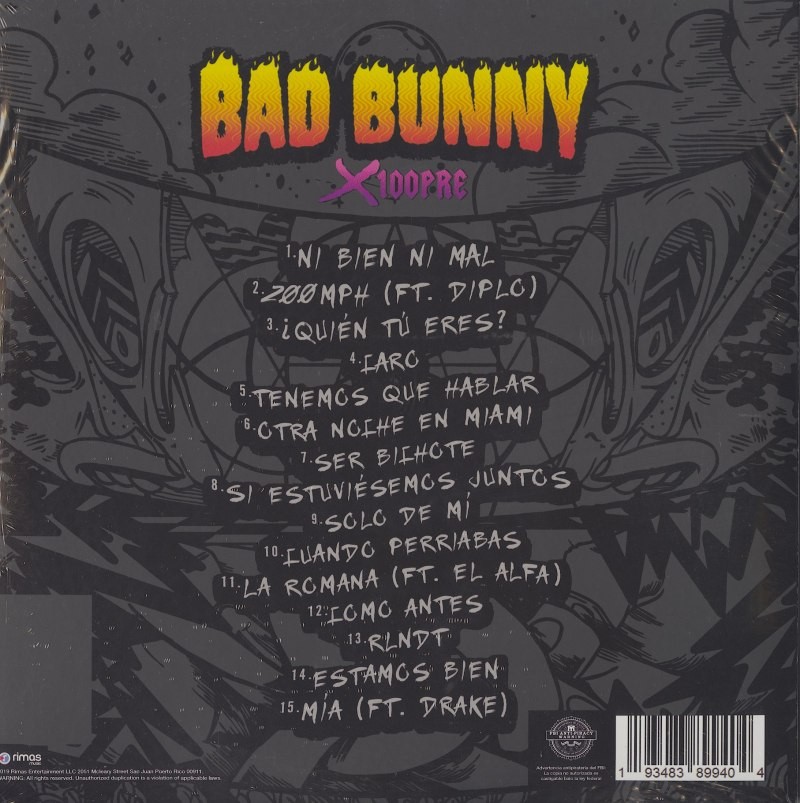 BAD BUNNY - X 100PRE - Imagen 2