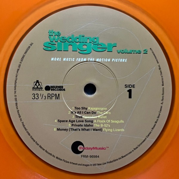 THE WEDDING SINGER - VOLUME 2 - SOUNDTRACK - Imagen 2