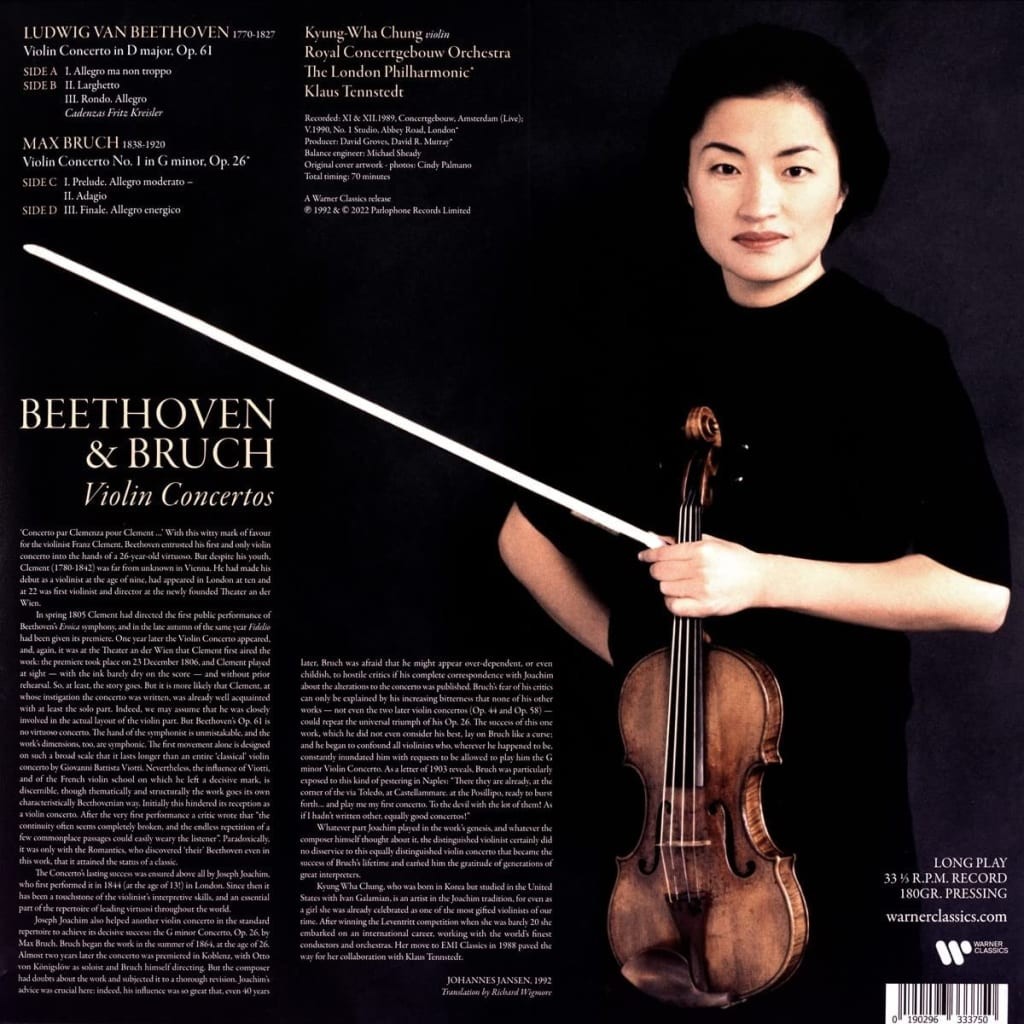 BEETHOVEN & BRUNCH - VIOLIN CONCERTOS & KUYNG WHA CHUNG - KLAUS TENNESTEDT - VIOLINKONZERT / VIOLINKONZERT No 1 - Imagen 2