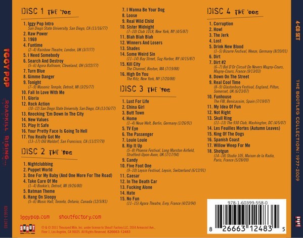 IGGY POP - ROADKILL RISING / BOOTLES COLLECTION 1977-2009 - Imagen 2