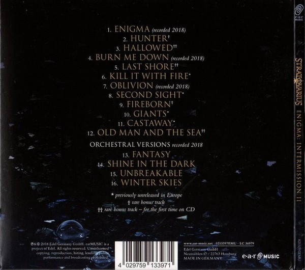 STRATOVARIUS - ENIGMA INTERMISSION II - Imagen 2