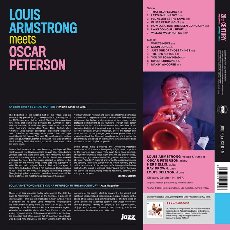 LOUIS ARMSTRONG MEETS OSCAR PETERSON - LOUIS ARMSTRONG MEETS OSCAR PETERSON - Imagen 2