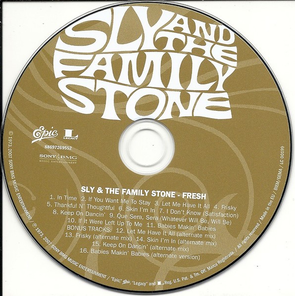 SLY & THE FAMILY STONE - FRESH - Imagen 3