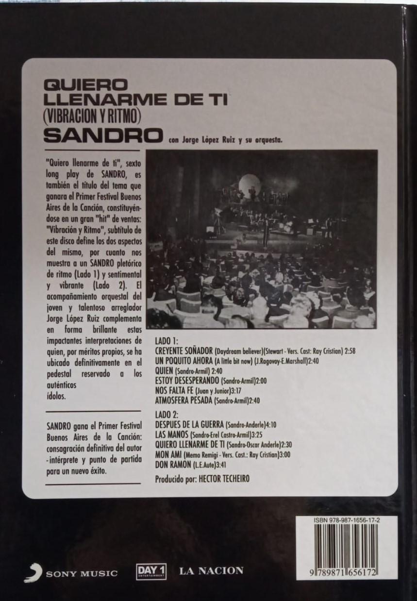 SANDRO - QUIERO LLENARME DE TI - Imagen 2