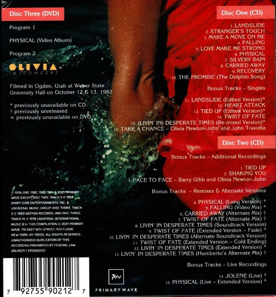 OLIVIA NEWTON-JOHN - PHYSICAL - 40th ANNIVERSARY - LIMITED EDITION - Imagen 3