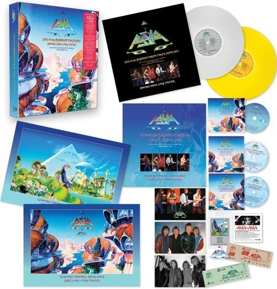 ASIA - LIVE AT THE BUDOKAN TOKYO 1983 - DOWNES HOWE LAKE PALMER - DELUXE