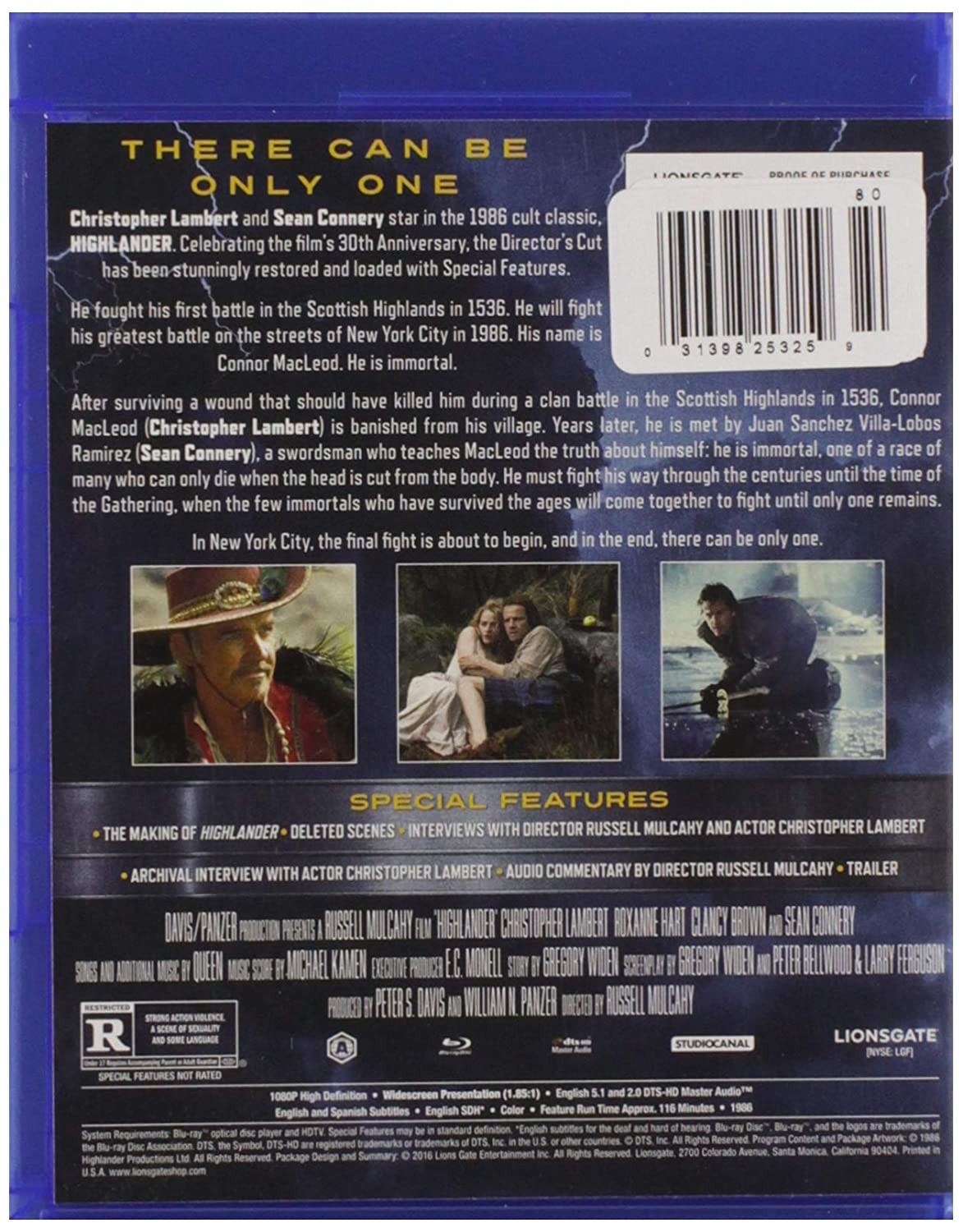 HIGHLANDER - 30th ANNIVERSARY EDITION - Imagen 2