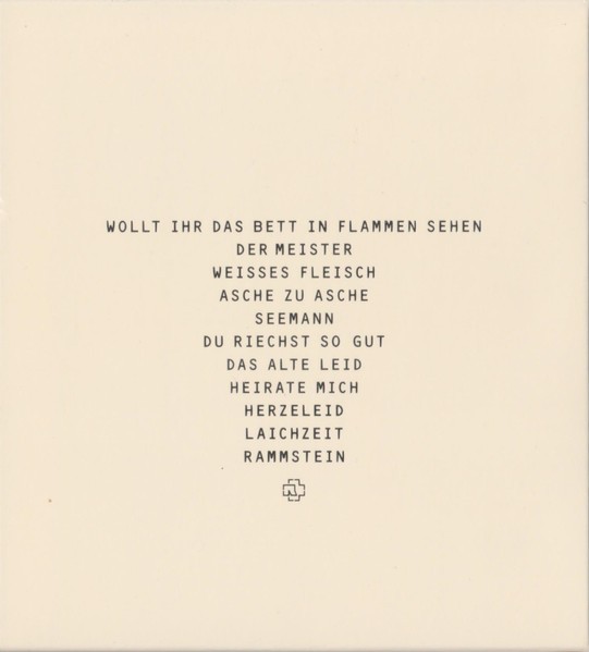 RAMMSTEIN - HERZELEID XXV - Imagen 2