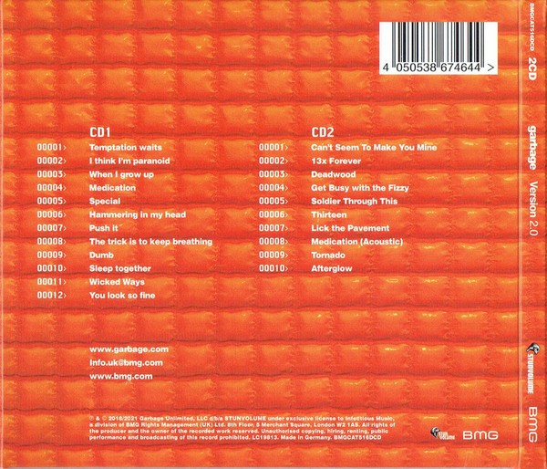 GARBAGE - VERSION 2 0 - Imagen 2