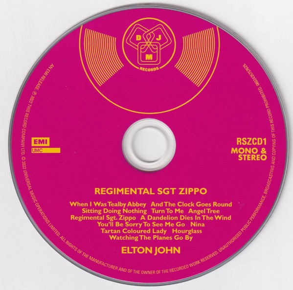 ELTON JOHN - REGIMENTAL SGT ZIPPO - Imagen 2
