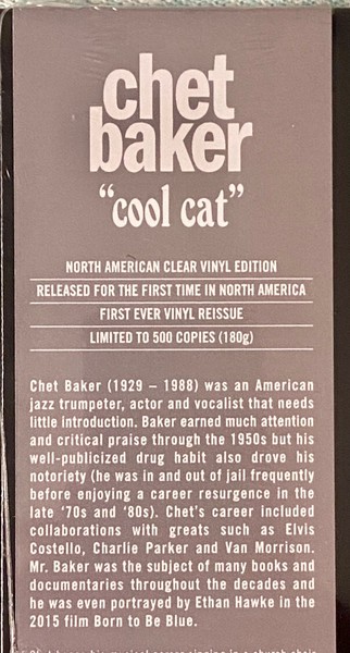 CHET BAKER - COOL CAT - Imagen 2