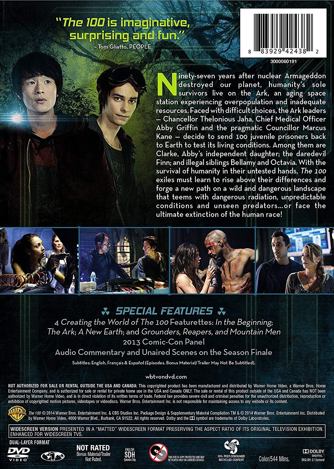 THE 100 – 1 SEASON – America Dvd