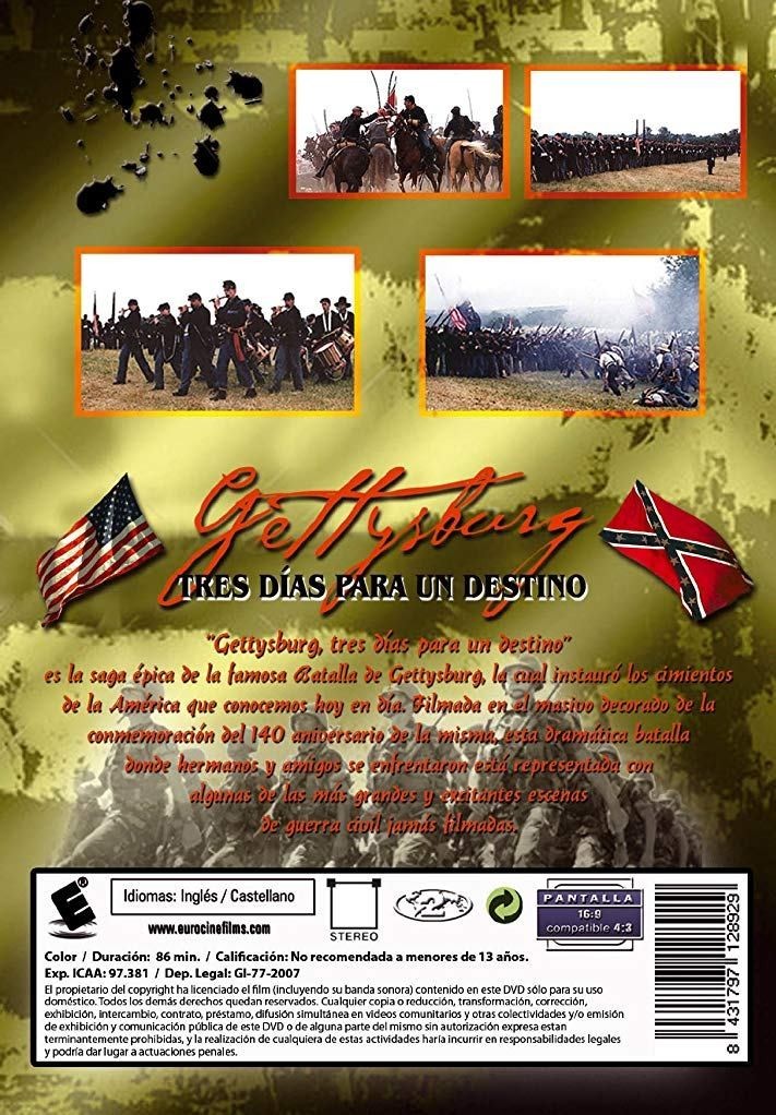 GETTYSBURG - TRES DIAS PARA UN DESTINO - Imagen 2