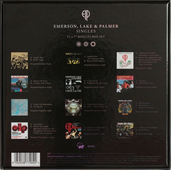 EMERSON LAKE & PALMER - SINGLES - 50th - Imagen 2