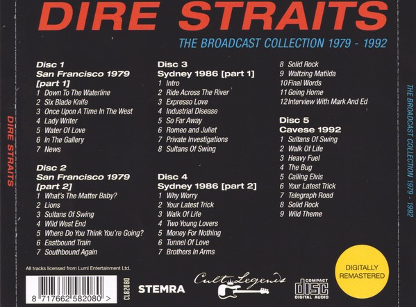 DIRE STRAITS - THE BROADCAST COLLECTION 79-92 - Imagen 3