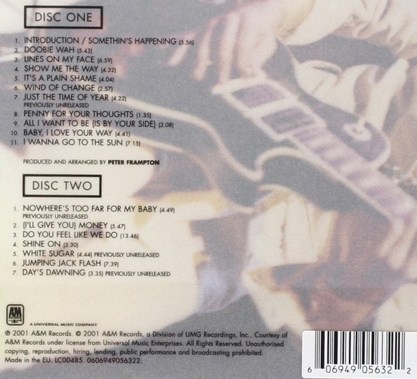 PETER FRAMPTON - FRAMPTON COMES ALIVE ! - 25th ANNIVERSARY DELUXE EDITION - Imagen 4