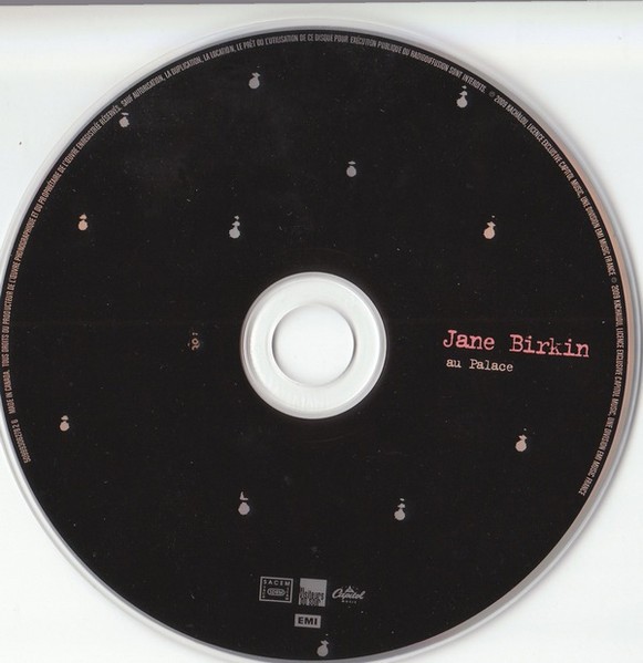 JANE BIRKIN - AU PALACE - Imagen 3