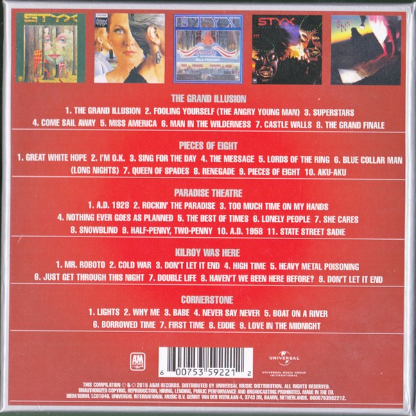 STYX - FIVE CLASSIC ALBUMS - Imagen 2