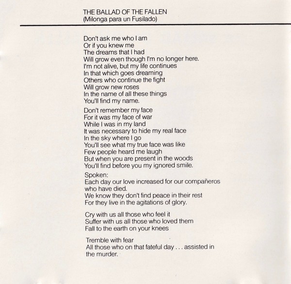 CHARLIE HADEN - THE BALLAD OF THE FALLEN - Imagen 3