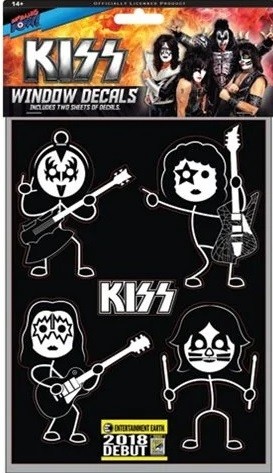 KISS - WINDOW DECALS - STICKERS ADHESIVOS