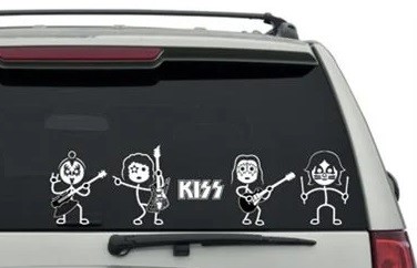 KISS - WINDOW DECALS - STICKERS ADHESIVOS - Imagen 2