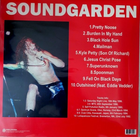 SOUNDGARDEN - BEHOLD THE UGLY GROOVE ! RARE & LIVE TRACKS - Imagen 2
