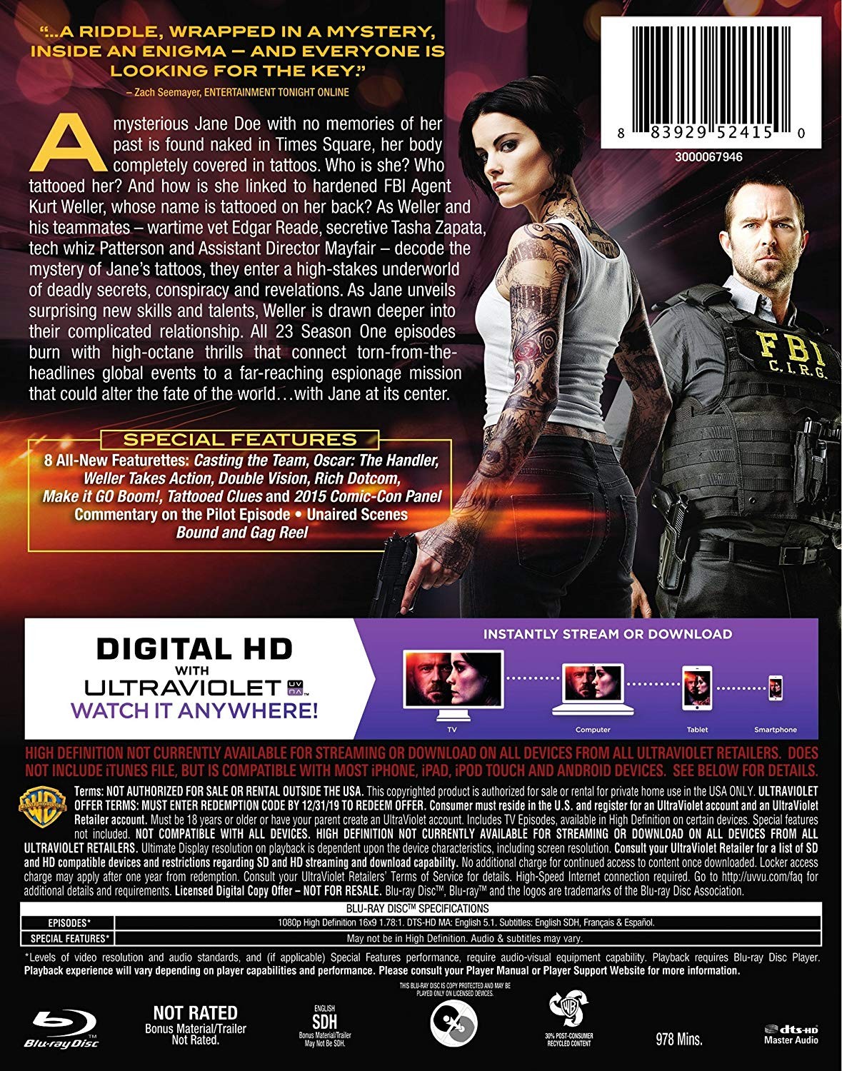 BLINDSPOT - 1 SEASON - Imagen 2