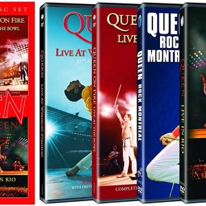 QUEEN - LIVE AT : WEMBLEY STADIUM / THE BOWL / ROCK MONTREAL / LIVE IN RIO