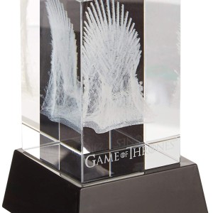 GAME OF THRONES - 3D CRYSTAL IRON THRONE
