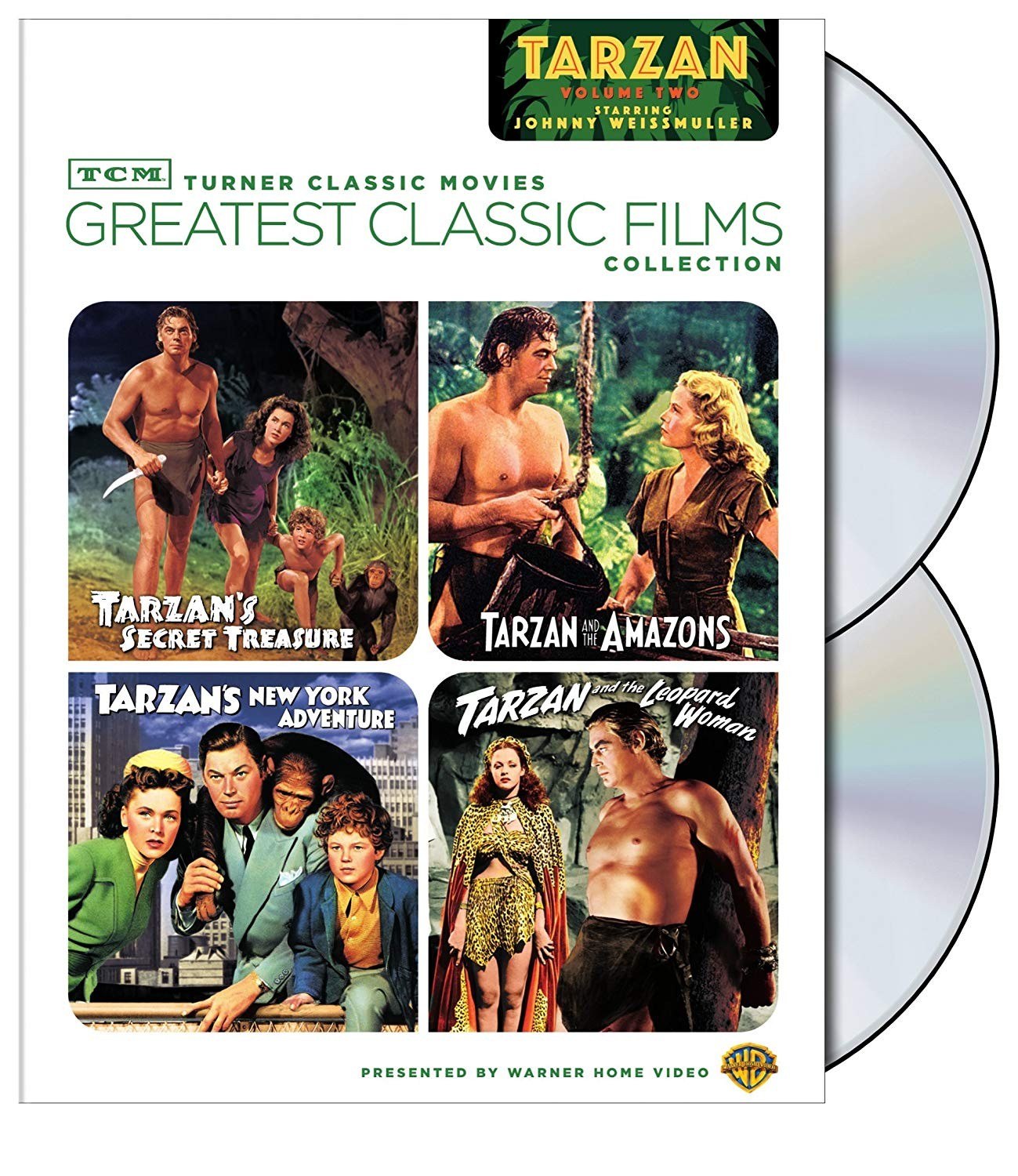 TCM GREATEST CLASSIC FILMS - SECRET TREASURE / THE AMAZONS / NEW YORK ADVENTURE / THE LEOPARD WOMAN