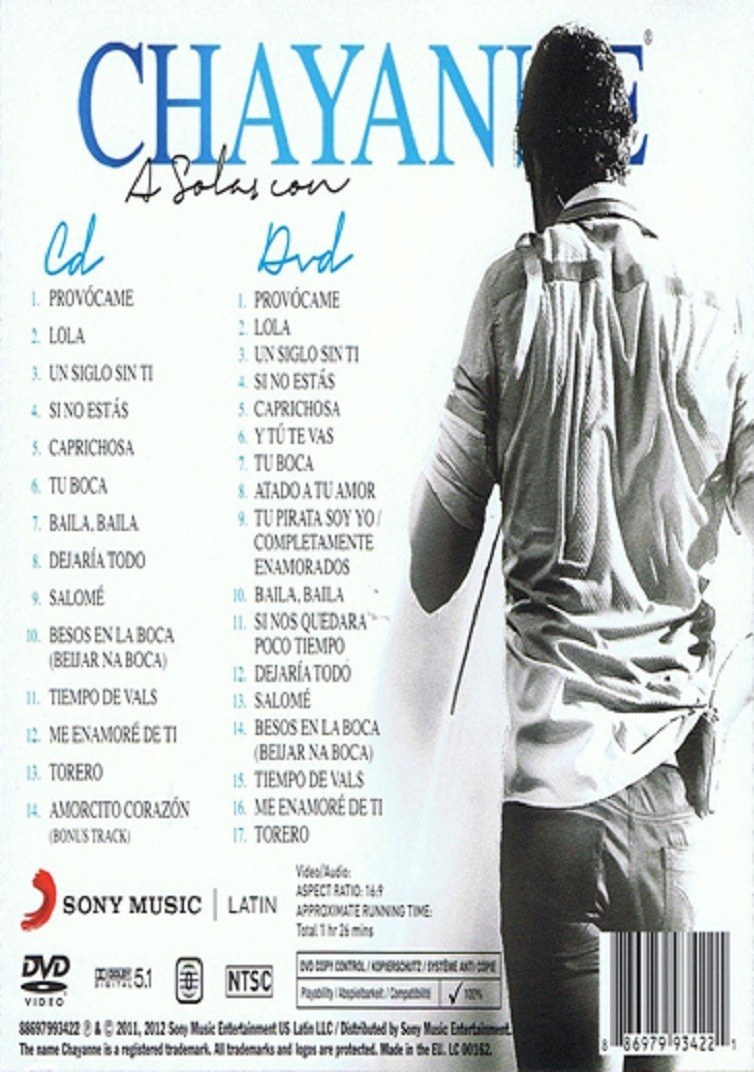 CHAYANNE - A SOLAS CON CHAYANNE - Imagen 2