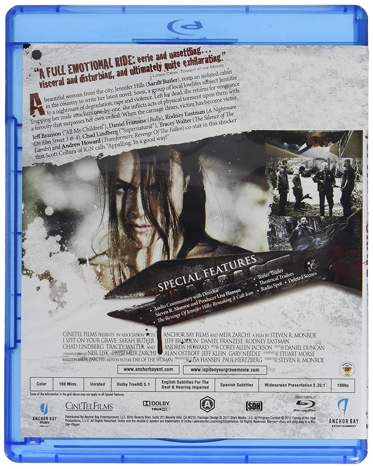 I SPIT ON YOUR GRAVE - UNRATED - Imagen 2