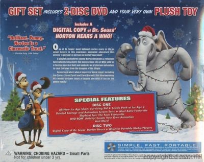 DR SEUSS - HORTON HEARS A WHO ! - LIMITED EDITION - Imagen 2