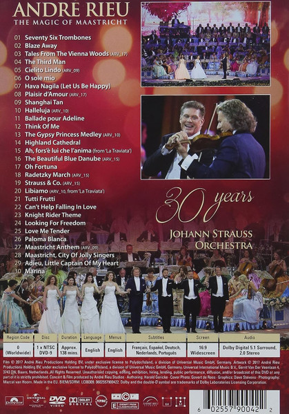 ANDRE RIEU - MAGIC OF MAASTRICHT 30 YEARS - Imagen 2