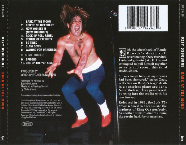 OZZY OSBOURNE - BARK AT THE MOON - Imagen 3